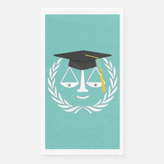 Rechtbank afstuderen servet (Voorkant)