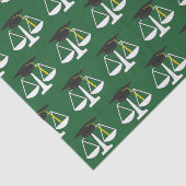 Rechtbank afstuderen tissuepapier (Detail)