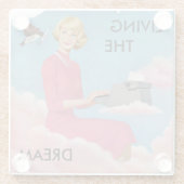 Rechtbank die het Onderzetter van de Retro rapport (Achterkant)