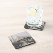 Rechtbank en fontein van de Sofia, Istanbul, engra Drankjes Onderzetter (Rechterzijde)