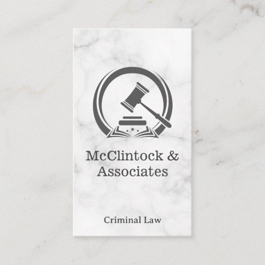 Rechtbank Hamer | Advocaat Afsprakenkaartje (Voorkant)