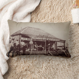 Rechtbank Saloon van Judge Roy Bean Langtry Texas Kussen