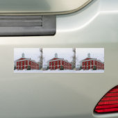 Rechtbank Sneeuw Bumpersticker (Op auto)