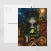"Rechtbank Unseelie: Envy" ©Jasmine Becket-Griffit Briefkaart (Voorkant / Achterkant)