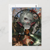 "Rechtbank Unseelie:  Lust Briefkaart (Voorkant / Achterkant)