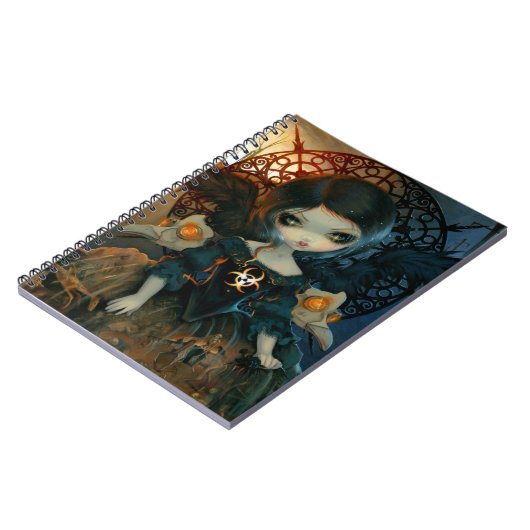 "Rechtbank Unseelie:  Pestilence-laptop Notitieboek (Linkerzijde)