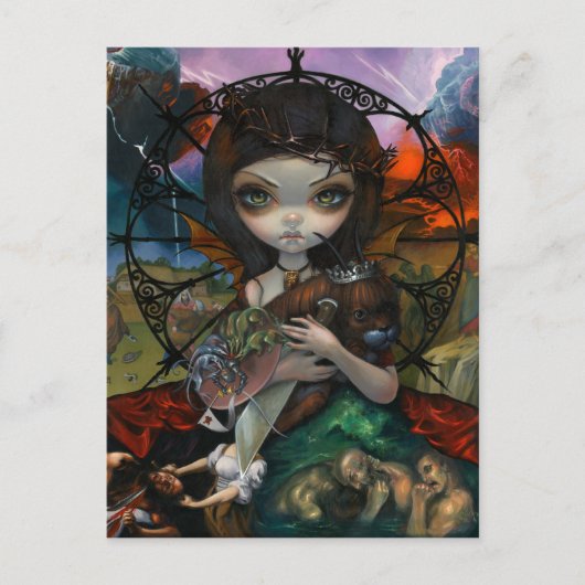 "Rechtbank Unseelie:  Wrath"-Briefkaart Briefkaart (Voorkant)