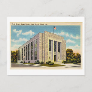 Rechtbank van Cecil County in Elkton, Maryland,  Briefkaart