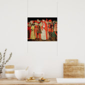 Rechtbank van de familie Sforza Poster (Keuken)