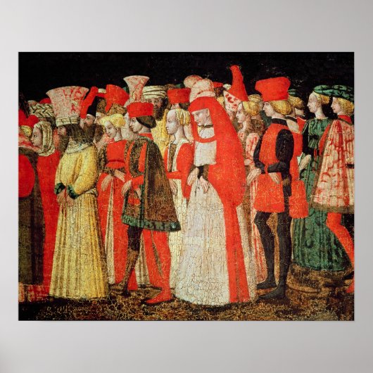 Rechtbank van de familie Sforza Poster (Voorkant)