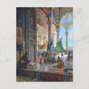 Rechtbank van de Moskee van Umayyad Bauernfeind Briefkaart