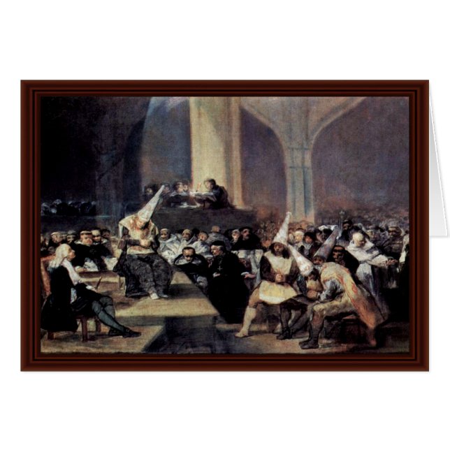 Rechtbank van de verwerping door Francisco de Goya (Voorkant Horizontaal)