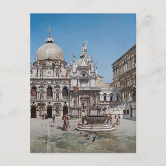  rechtbank van het Dogepaleis in Venetië Briefkaart (Voorkant)