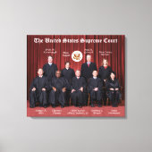Rechtbanken en zegel van het Amerikaanse Hooggerec Canvas Afdruk (Voorkant)