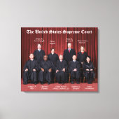 Rechtbanken van het Hooggerechtshof van de Verenig Canvas Afdruk (Voorkant)