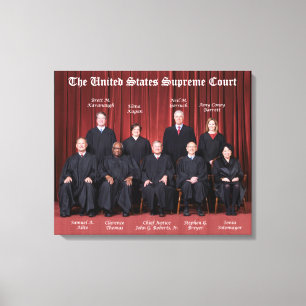Rechtbanken van het Hooggerechtshof van de Verenig Canvas Afdruk