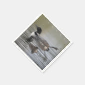 Rechtbenige fuut servet (Hoek)