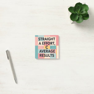 Rechte A-inspanning, C gemiddeld resultaat Grapp Post-it® Notes