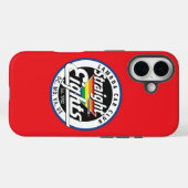 Rechte acht telefoonhoesje (rood) Case-Mate iPhone case (Achterkant (horizontaal))