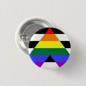 Rechte Ally Flag Button (Voorkant /achterkant)