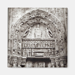 Rechte baai van het Royal Portal, midden 12e eeuw Magneet