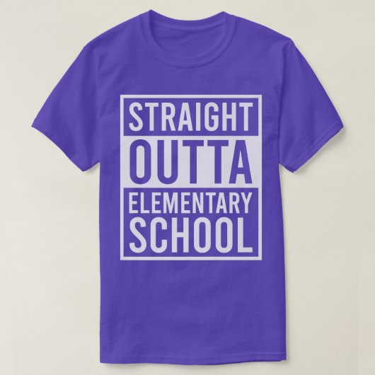 Rechte basisschool-kinderen t-shirt (Design voorkant)