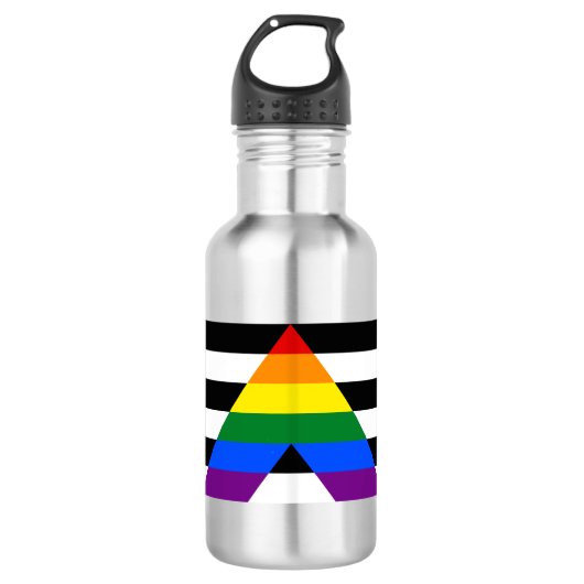 Rechte Bondgenoot Pride Waterfles (Voorkant)