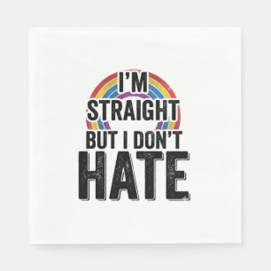 Rechte Bondgenoot Regenboog Vintage Typografie Shi Servet