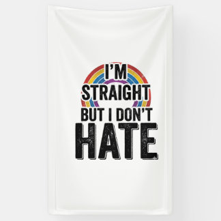 Rechte Bondgenoot Regenboog Vintage Typografie Shi Spandoek