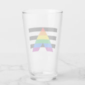 Rechte Bondgenoot Vlag Glas (Achterkant)