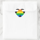 Rechte Bondgenoot Vlag Hart Sticker (Tas)