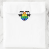 RECHTE BONDGENOOT VLAG HART STICKER (Tas)