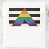 Rechte Bondgenoot Vlag Rechthoekige Sticker (Tas)