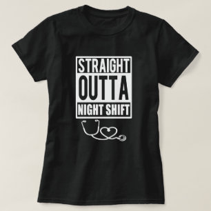 Rechte buitenste nachts Verpleegkundige Shirt Vrou