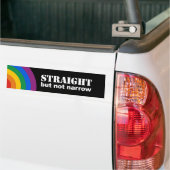 Rechte bumpersticker maar niet smal (Op Truck)