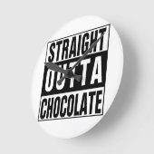 Rechte Chocolade Outta Ronde Klok (Hoek)