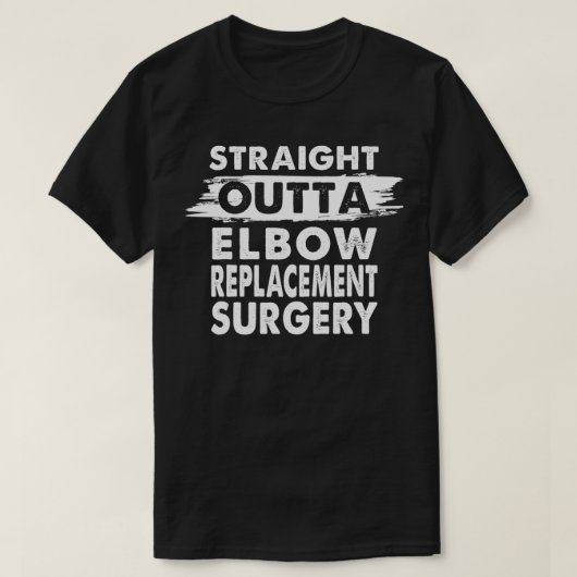 Rechte externe Elbow Replacement Surgery Recovery T-shirt (Design voorkant)