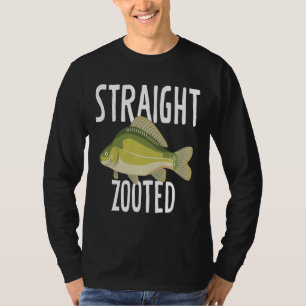 Rechte gezoete absoluut getorquete vis t-shirt