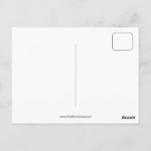 Rechte lijnen art deco met monogram, letter C Briefkaart (Achterkant)