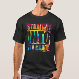 Rechte naar 7e graads kleurstof terug naar school t-shirt