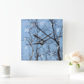 Rechte op Eagle Wall Clock Vierkante Klok (Huis)