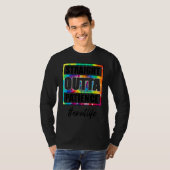 Rechte opengebroken patiëntenjeugd t-shirt (Voorkant volledig)