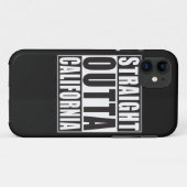 Rechte Outta Californië Case-Mate iPhone Case (Achterkant (horizontaal))