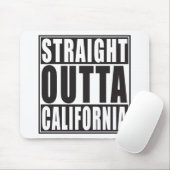Rechte Outta Californië Muismat (Met muis)