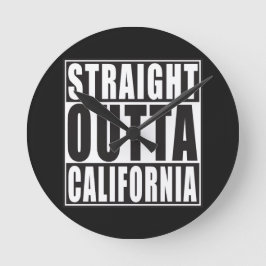 Rechte Outta Californië Ronde Klok