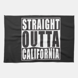 Rechte Outta Californië Theedoek