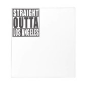 Rechte Outta Los Angeles Notitieblok (Voorkant)