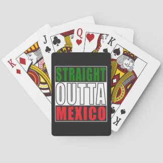 Rechte Outta Mexico Pokerkaarten