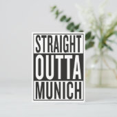 rechte outta München Briefkaart (Staand voorkant)