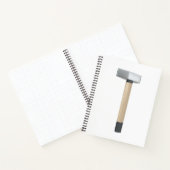 Rechte pen hamer notitieboek (Binnen)